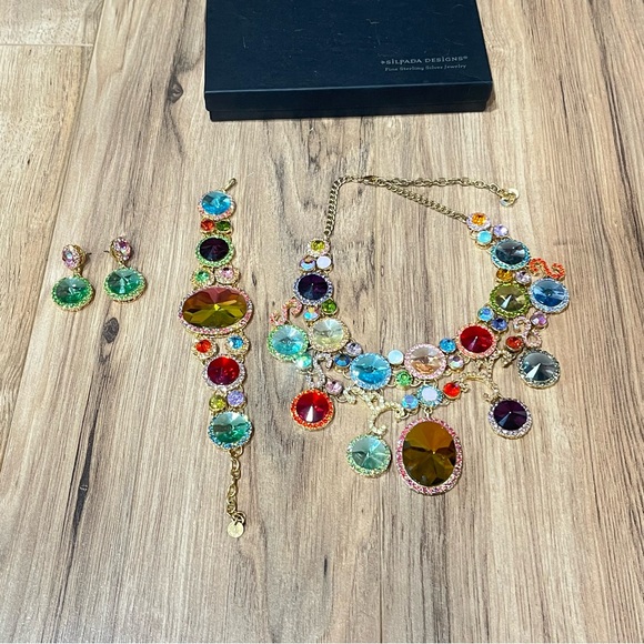 Butler & Wilson sparkle jewelry set - Picture 1 of 5
